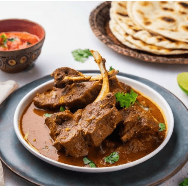 Kadahi Gosht Goat (Bone-in).