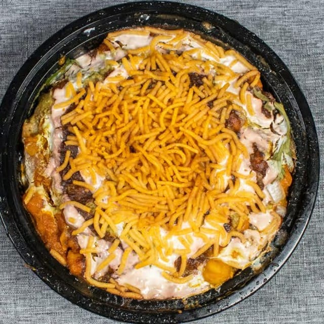 Aloo Tikki Chaat.