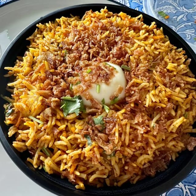 Goat Biryani.