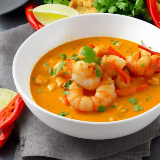 South Indian Shrimp Curry.