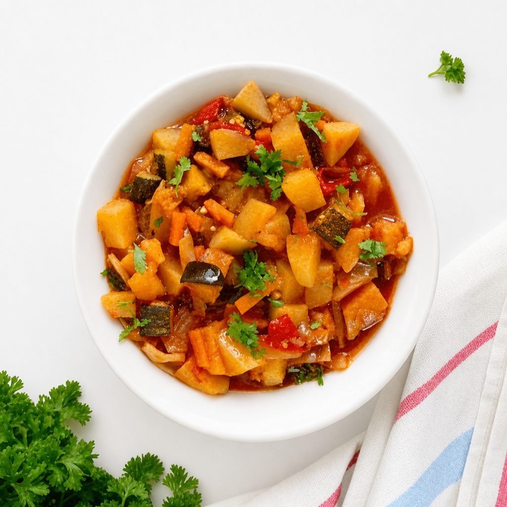 Sookhi Aloo Bhaji.