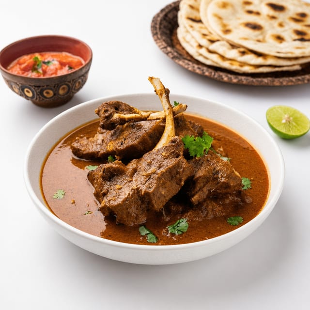 Kadahi Gosht Lamb.
