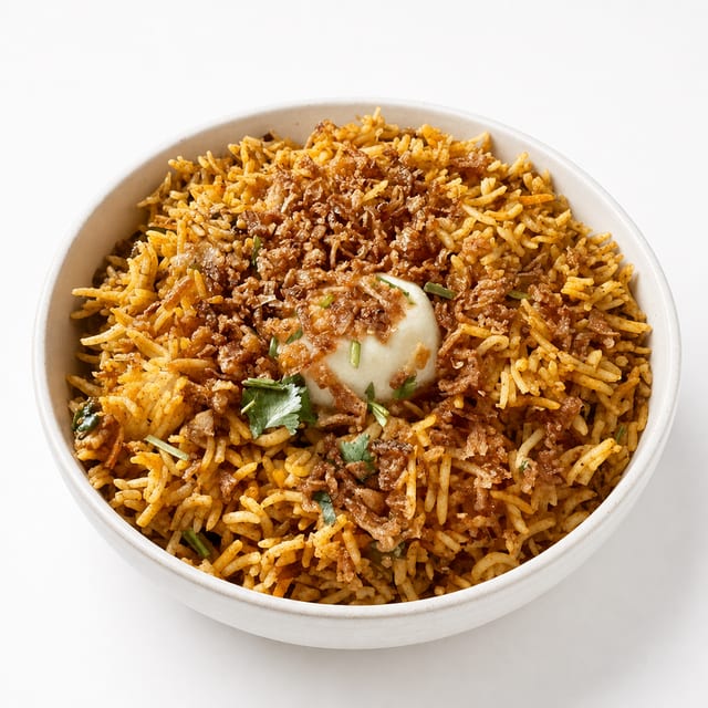 Goat Biryani.