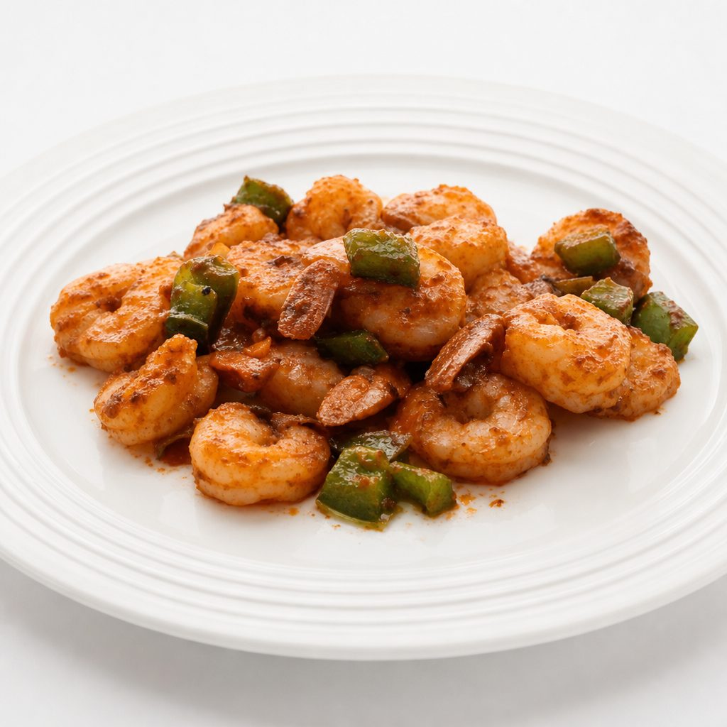 Jumbo Shrimp Bhuna (Dry).