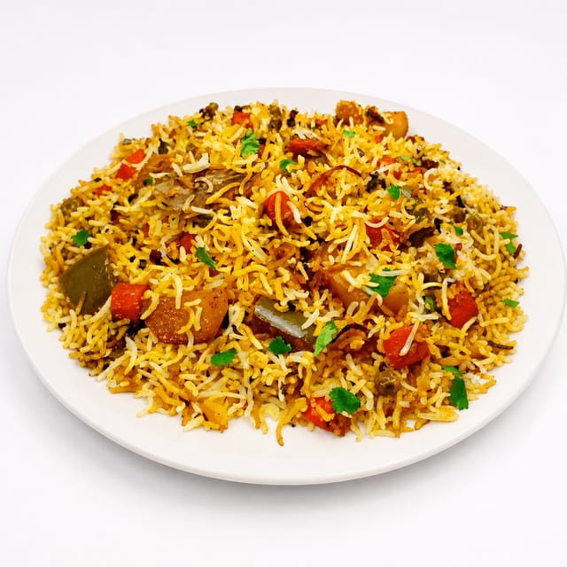 Vegetable Biryani.