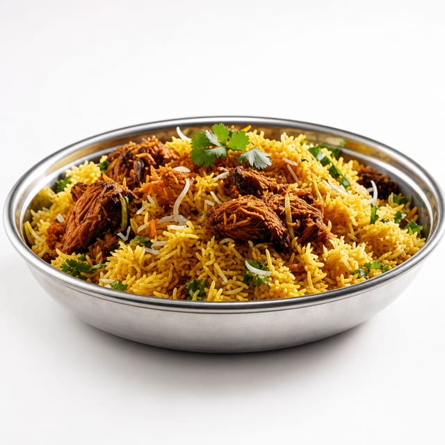 Delight Chicken Tikka Biryani.