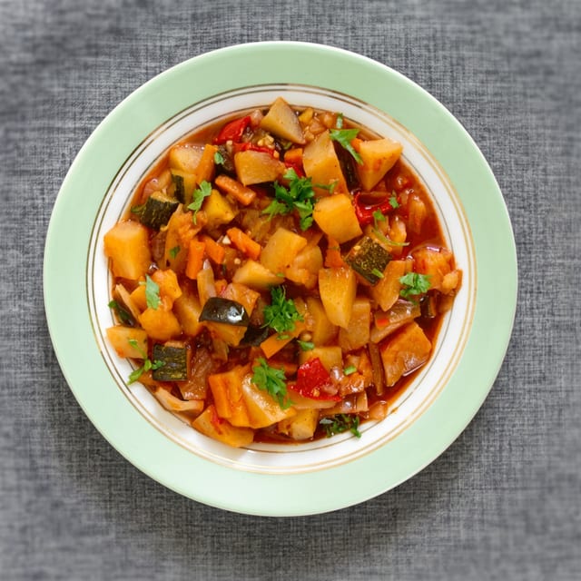 Sookhi Aloo Bhaji.