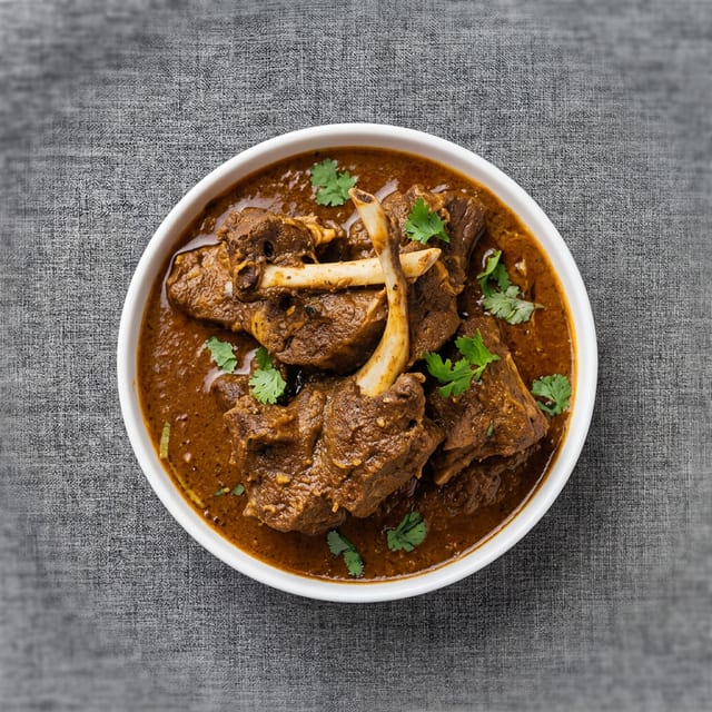 Kadahi Gosht Goat (Bone-in).