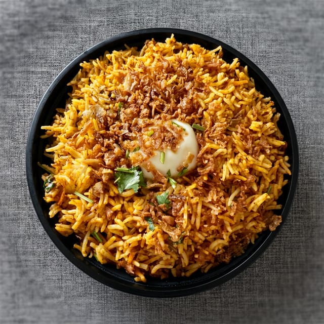 Goat Biryani.