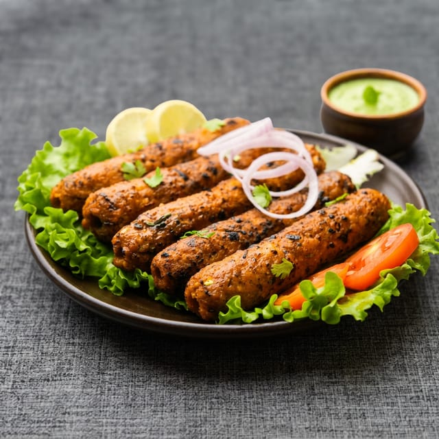 Chicken Seekh Kabab.